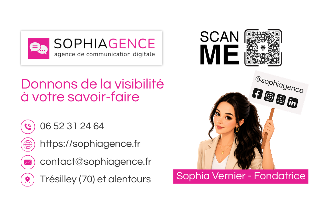 Carte de visite SophiAgence