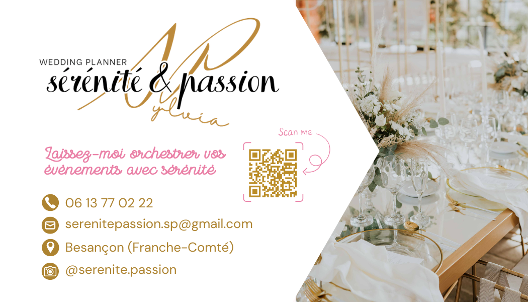 Carte de visite Sérénité & Passion