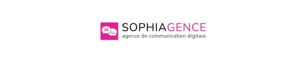 logo sophiagence rose noir